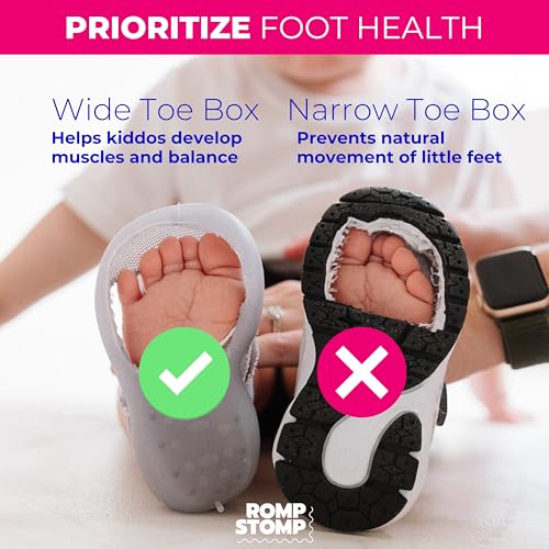 Baby Sock Shoes - Easy Slip On Toddler Slippers Socks - Barefoot, Wide Toe Box Gym Baby Sneakers - Comfortable Baby Booties - Effortless First Walker Shoes4