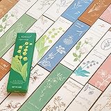 Doraking 20PCS Nature Themed Paper Bookmarks for Book Lovers, Boxed Bookmarks Set as Gifts for Students(Natural Imprinting)