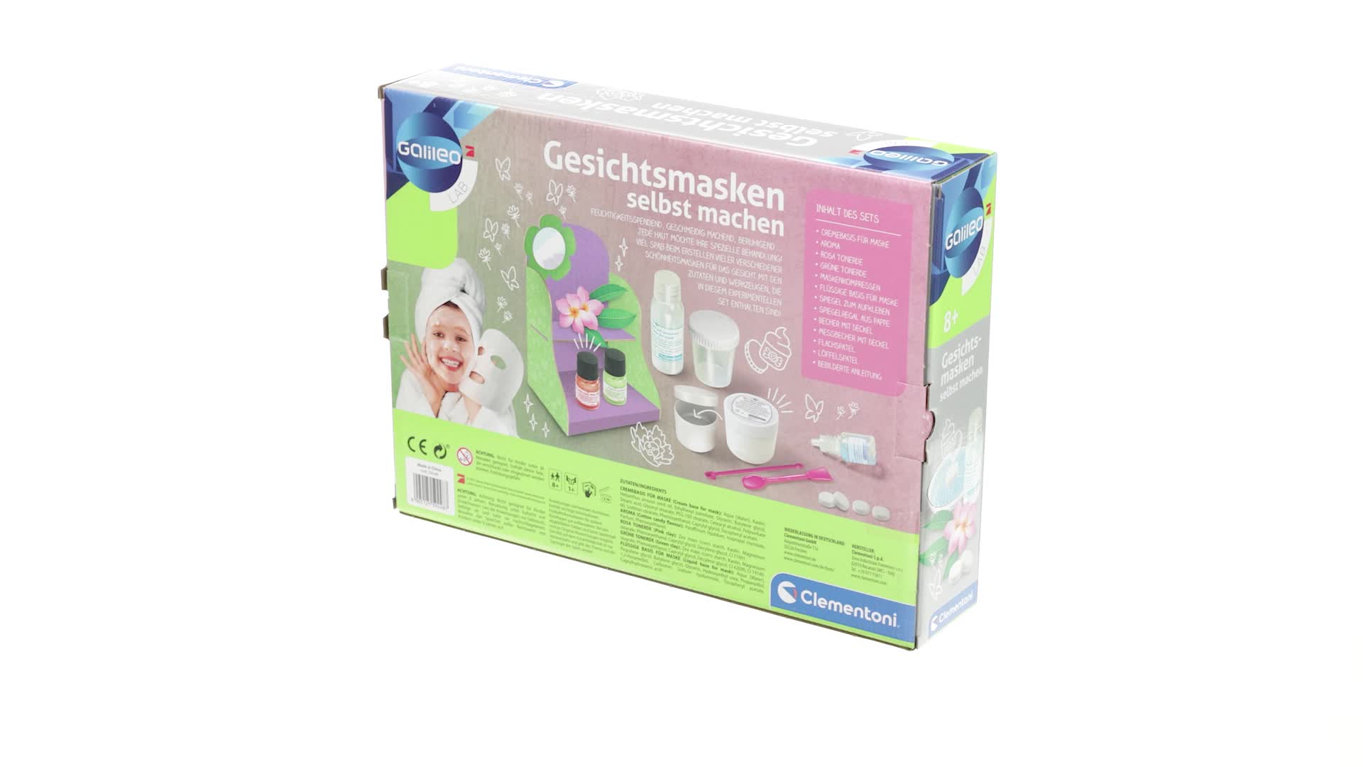 Clementoni Scienza: Maschera Idea - Laboratorio Di Bellezza Naturale Per Ragazze (8+ Anni)