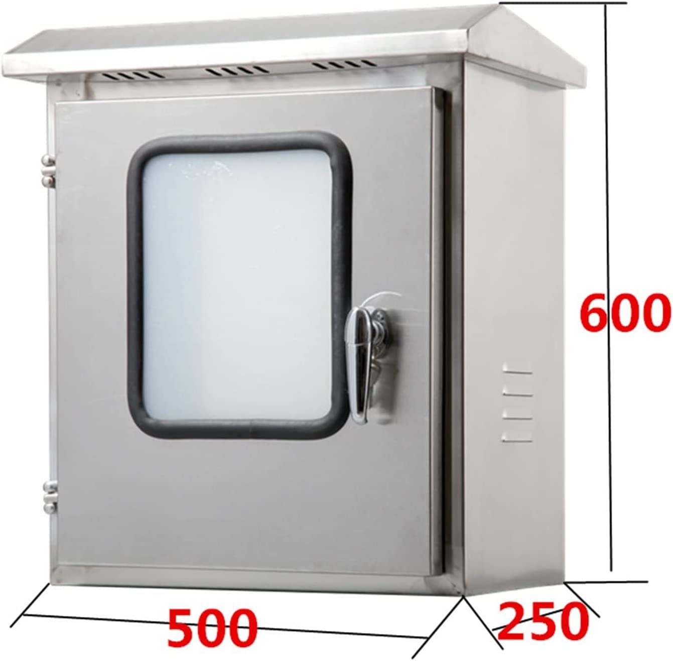 TOCRETOARE Scatola Elettrica Da Esterno In Acciaio 20x16x8 Cm – Impermeabile E Con Chiavi