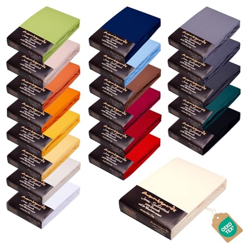 Avantgarde Premium Spannbettlaken 90x200-100x220 - hoher 40cm...