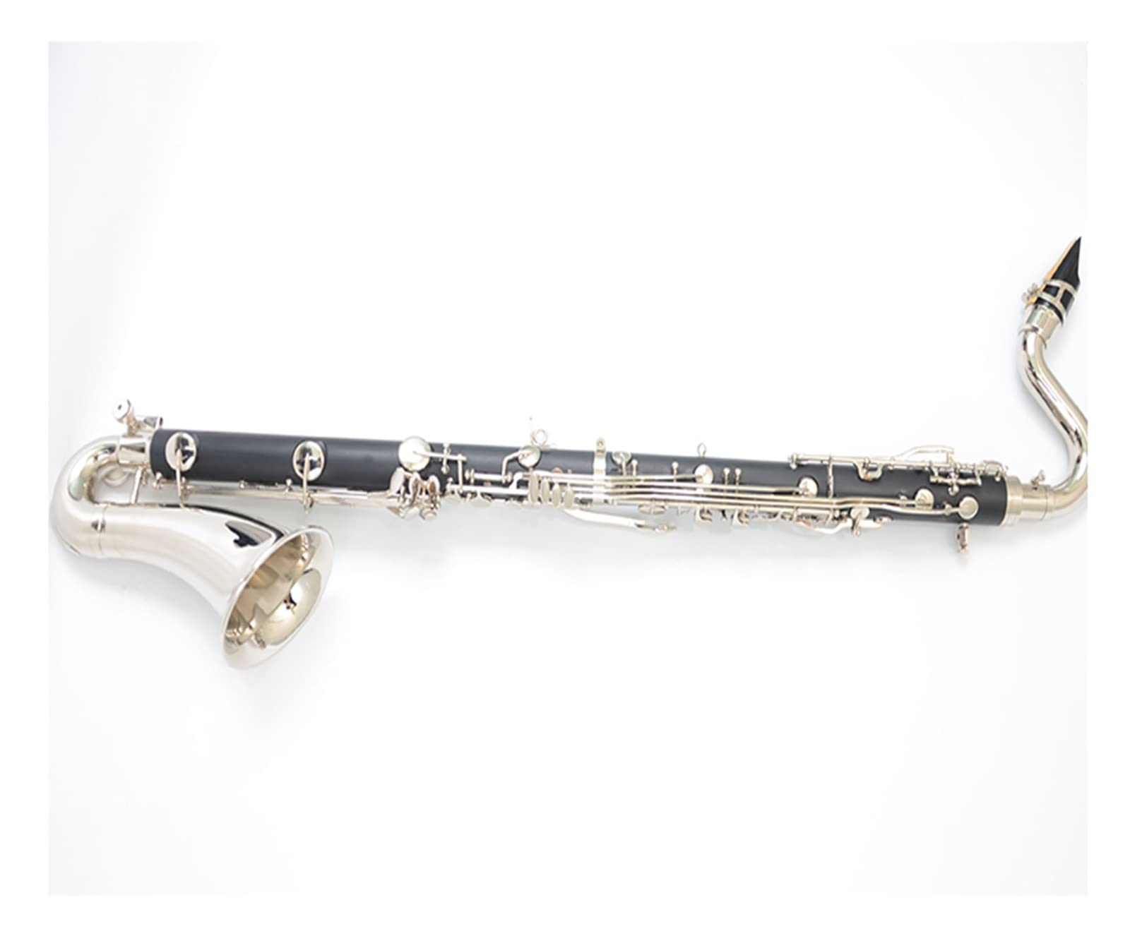 Amazon.co.jp: ケース付きシルバーバスクラリネットチューン楽器