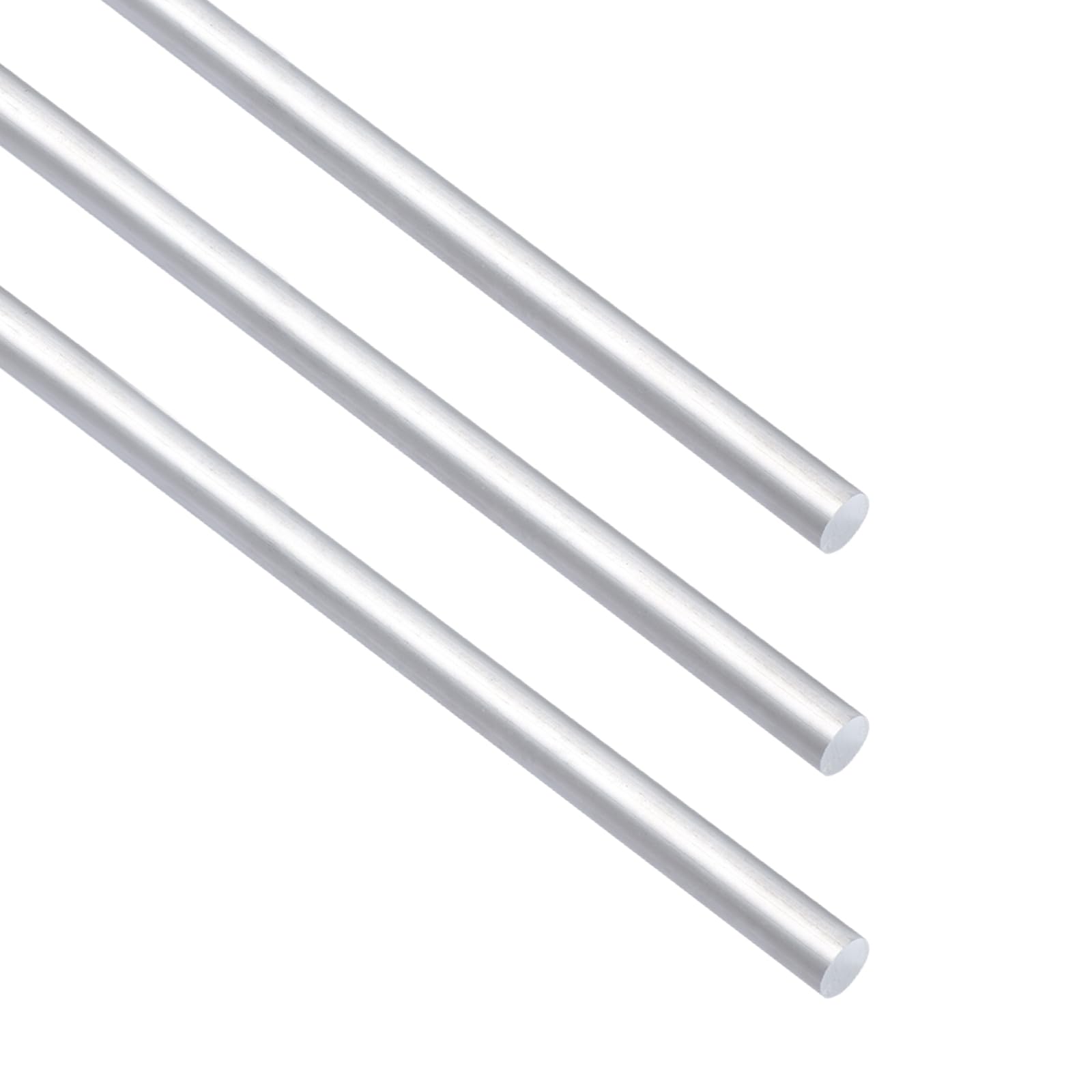 Aluminum Round Rods - 1/4" Diameter, 10 Pack -12 Aluminum Round Rods - 1/4" Diameter, 10 Pack -12