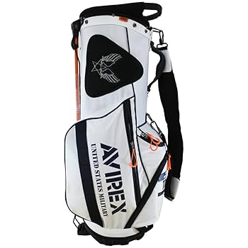 AVIREX スタンド式キャディバッグ ホワイト Amazon | AVIREX GOLF アヴィレックスゴルフ 9型 スタンド式