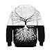 Basoteeuo 3D Galaxy Hoodies for Boys Girls Pullover Sweatshirts Sweater Kids Clothes