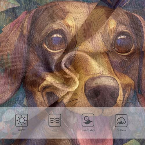 Girls Underwear Soft Cotton Dachshund Kids Panties in Sizes 2/3t, 4t, 5t, 6 and 83