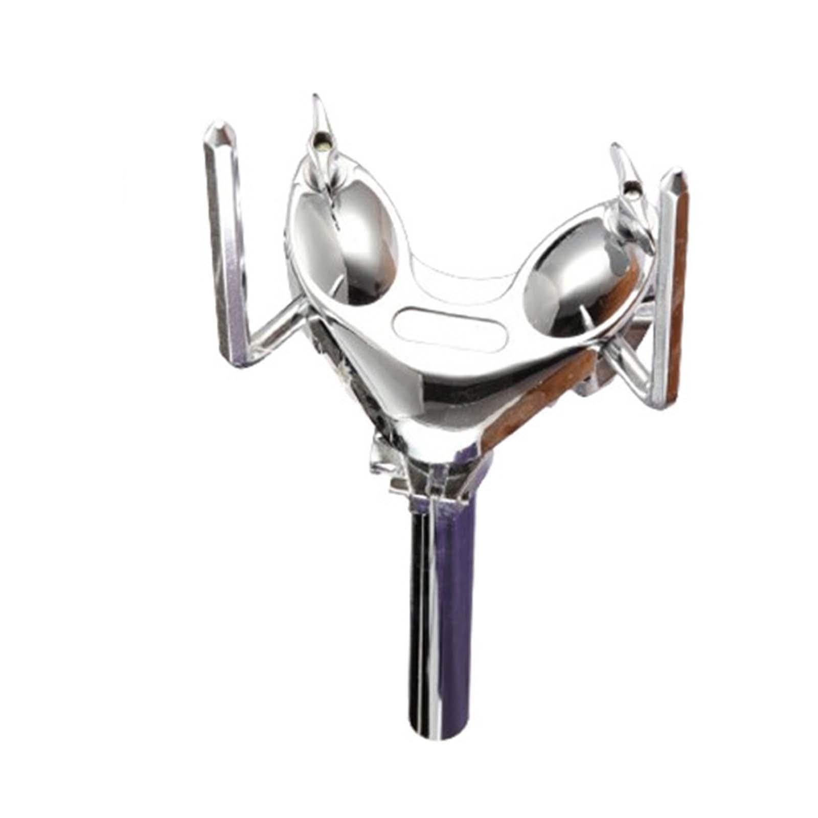 Garende Double Tom Holder Sturdy Stable Drum Set Accessory for Tom Drum Spare Part