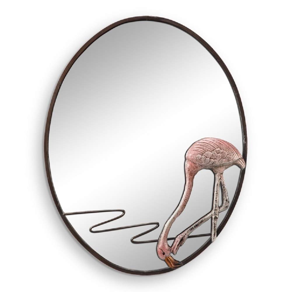 Miroir mural SPI Home bronze et rose pour illuminer votre salon