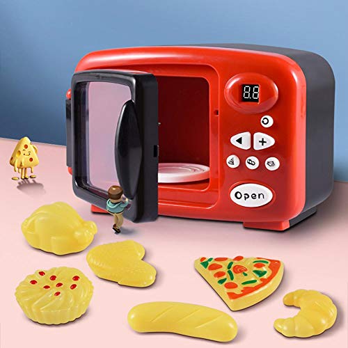 Preisvergleich Produktbild Mikrowelle Kinder Spielzeug Kinder Küchengeräte Elektronische Mikrowellen-Set Mikrowelle Mit Licht Und Sound Licht Küchen Play Food Cooking Set Batteriebetriebene