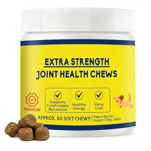 ETUIH Extra Strength Joint Health Chews Joint Health Chews with Natural Eggshell Membrane Comprehensive Joint Care 60 Soft Chews (1pcs)