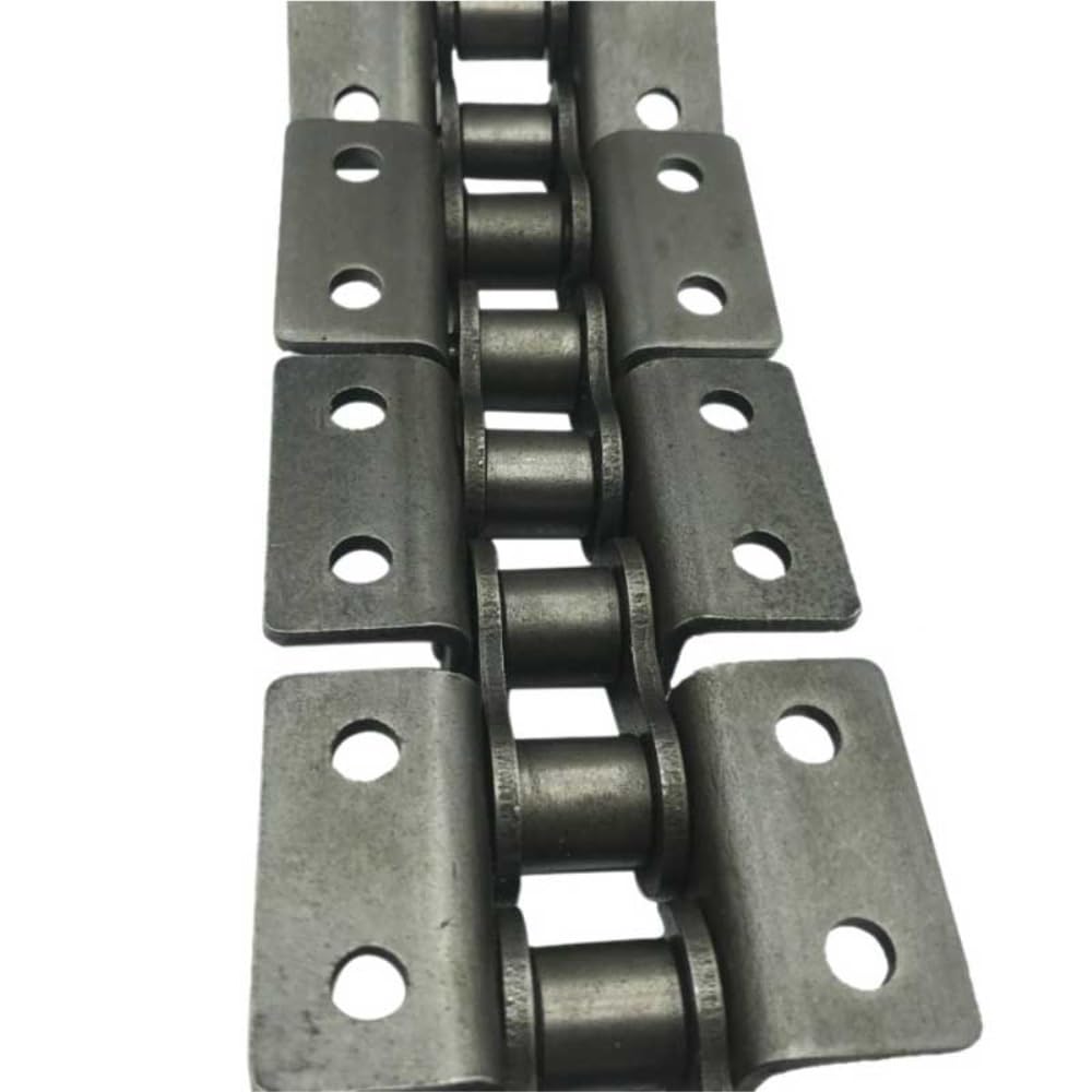 Chaîne à rouleaux d'entraînement simple et Double trou, longueur 1.5M 06B,08B,10A,12A, chaîne de convoyeur de Transmission de Machine avec doubles ailes (Color : 08B 2 Wing 1 Hole)