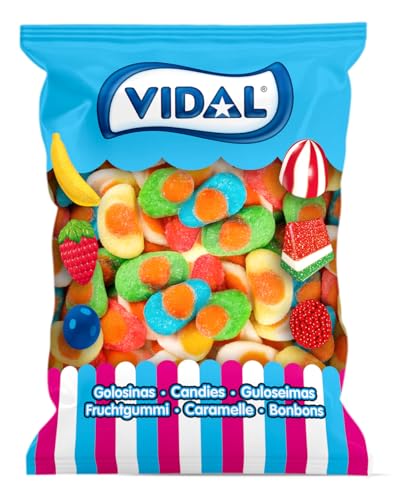 Huevos Pica 1,5 kg – Golosinas ácidas Vidal, bolsa grande surtida para fiestas, cumpleaños y compartir