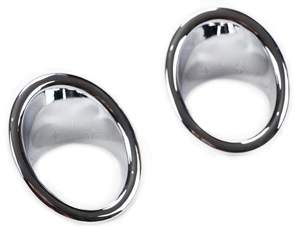 Front Fog Light Lamp Cover Trim Chrome 2pcs for Ford Explorer 2011-2015