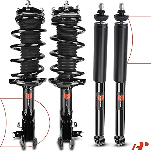 A-Premium Front and Rear Complete Struts Compatible with [Sedan] Honda Civic 2006-2011 & Acura CSX 2006-2011 - 4x Replacement Suspension Shock Absorber with Coil Spring Assembly by A-Premium - Image 8