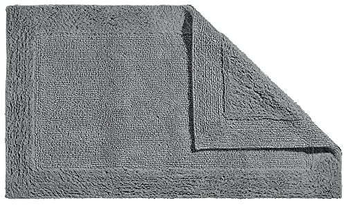 Erwin Müller Badematte, Badteppich Uni Serie Stuttgart grau Größe 70x120...