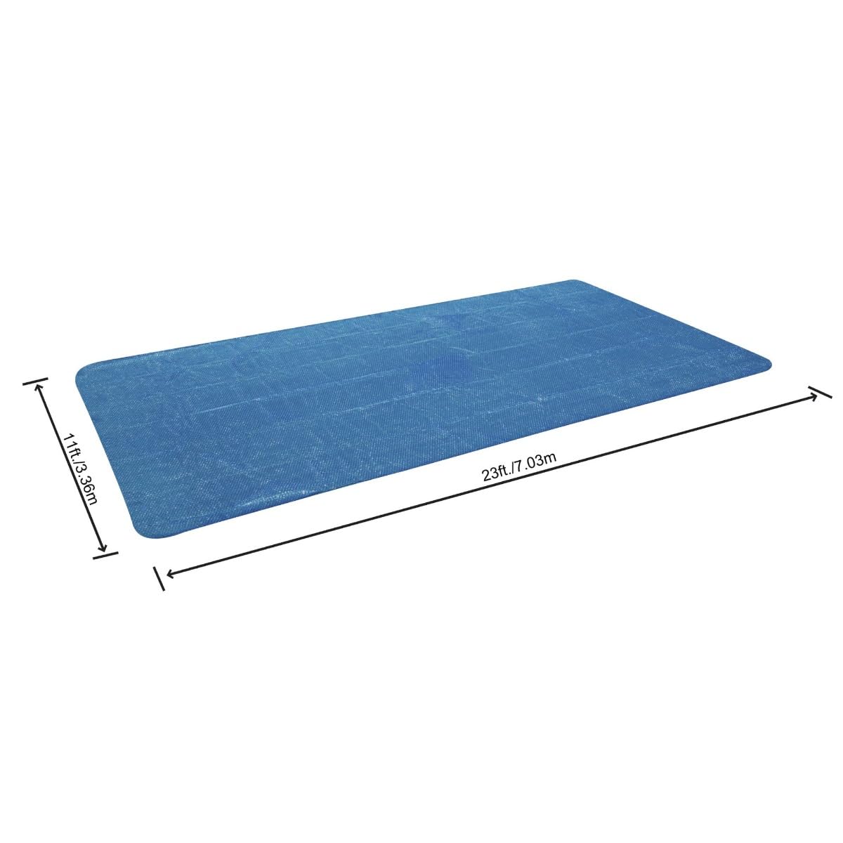 BESTWAY Cobertor Solar Rectangular 703x336 cm para Piscinas Rectangulares de 640x274 cm Azul