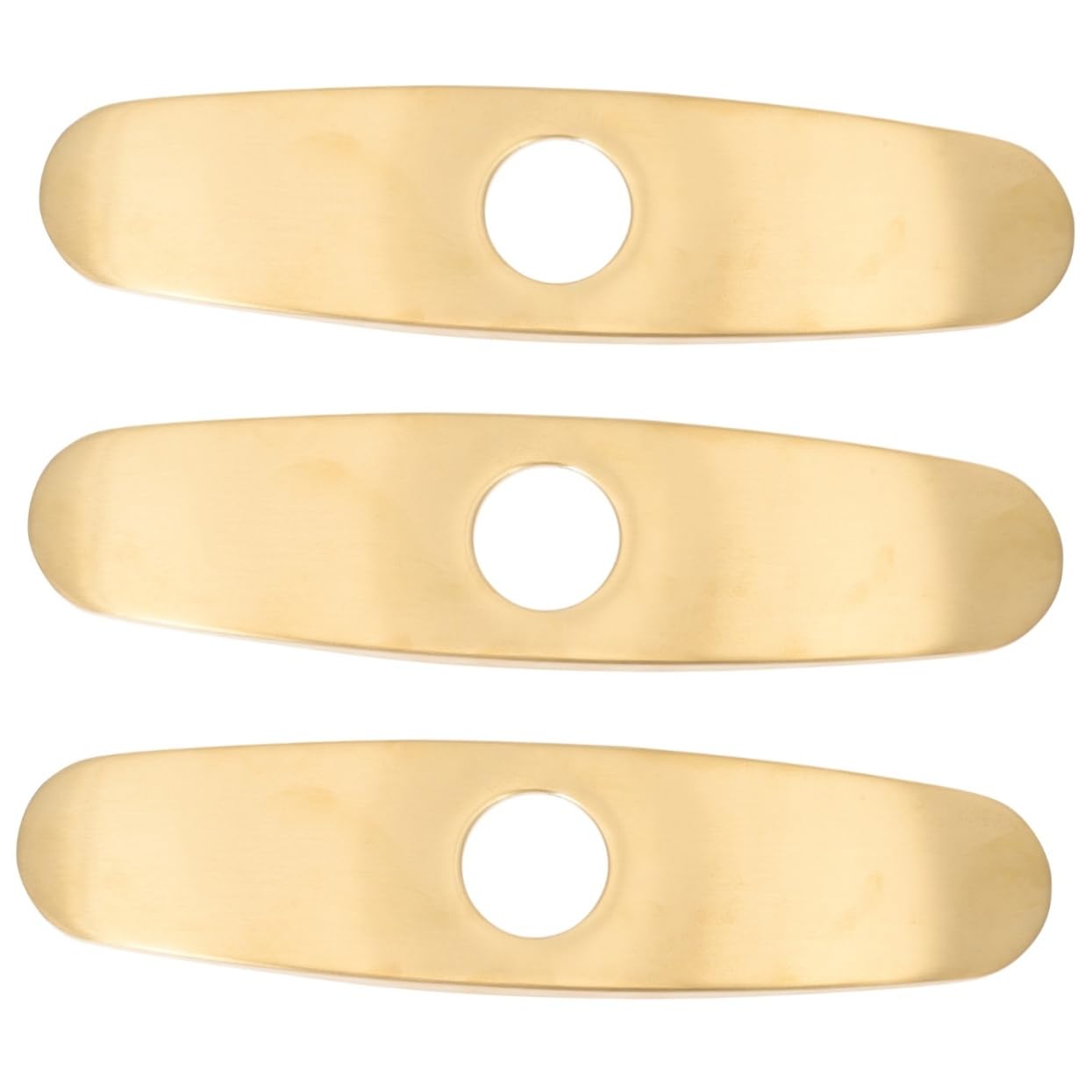 Écusson de décoration cuisine en or HOMSFOU - Plaque de protection luxe pour robinet d'évier