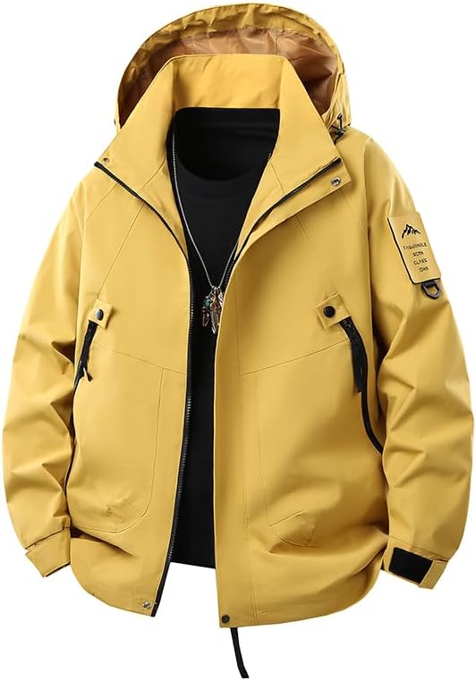 Unisex Multifunctional Waterproof Softshell Jacket, Stylish Windproof Outdoor Jacket
