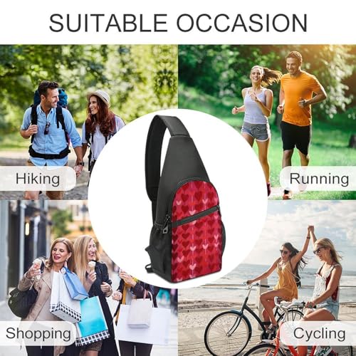 Bolso bandolera pequeño unisex diseño corazón miniatura 5