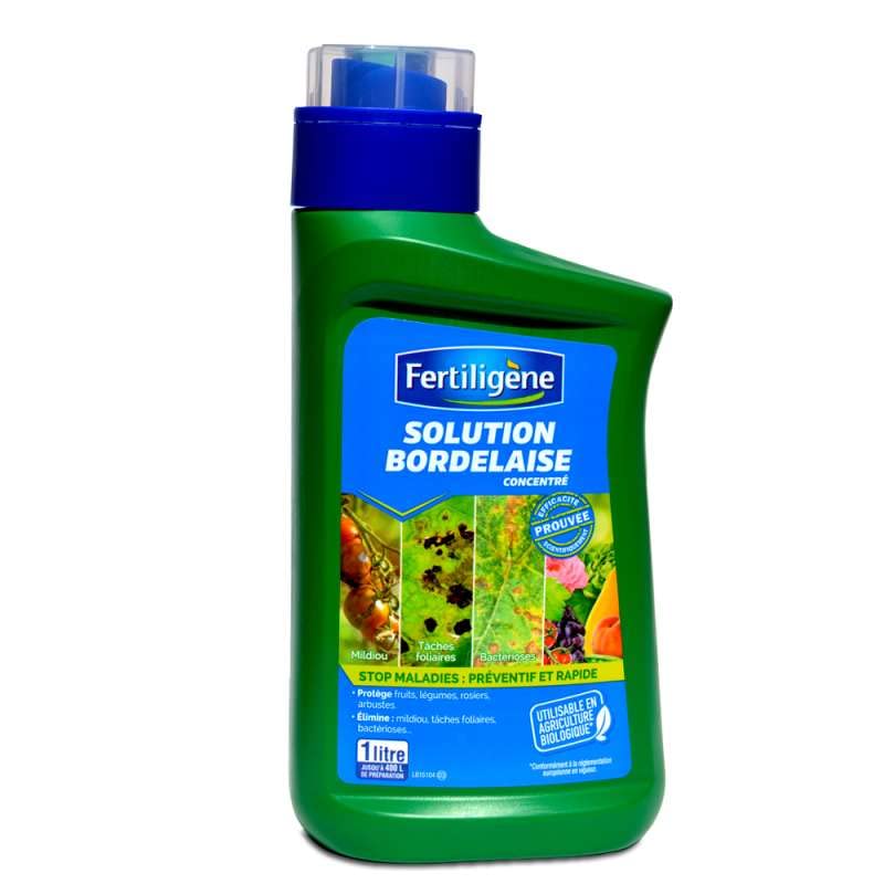 Fertiligène Solution Bordelaise liquide toutes cultures - 1 litre concentré à diluer