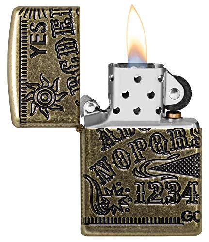 Encendedor Zippo Armor Deep Carve Brass miniatura 3