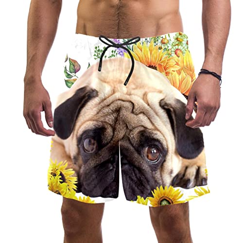 Short de plage carlin tournesol JDEZ pour vos vacances
