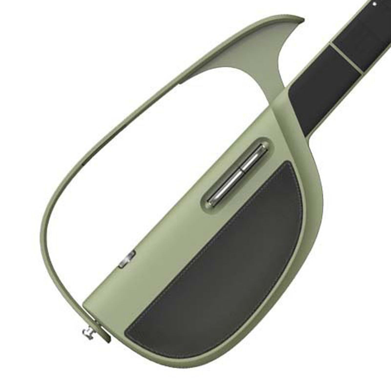 Chitarra Elettrica Intelligente Senza Corde, Chitarra D'Accompagnamento Fusion con Jack per Auricolari, Accompagnamento Automatico di Accordi, Un Uomo Una Band (GREEN)