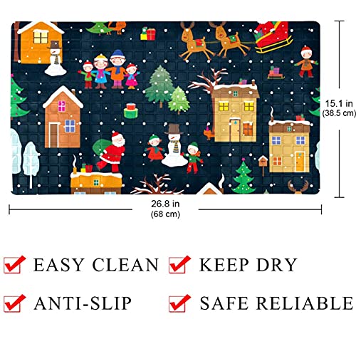 Alfombrilla de baño de Navidad para decorar el hogar y regalar en invierno 5