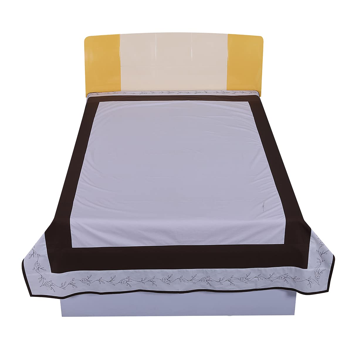 Hugs N Rugs Top Collection 3 Pcs Bedding Set in Cotton Fabric with Beautifull Embroidery Patch Work for Kids Bedroom- 200TC 1