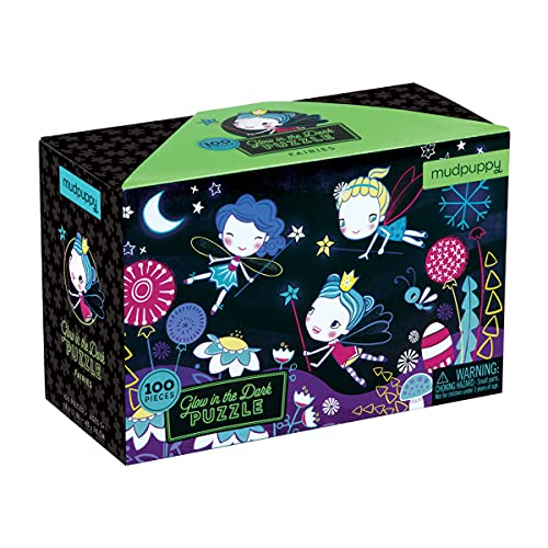 Image of FAIRIES GLOW IN THE DARK PUZZLE: 100 Pieces