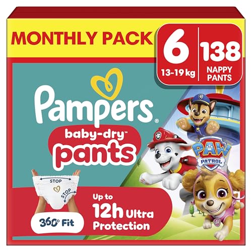 Pampers Baby-Dry Characters Paw Patrol Nappy Pants S6