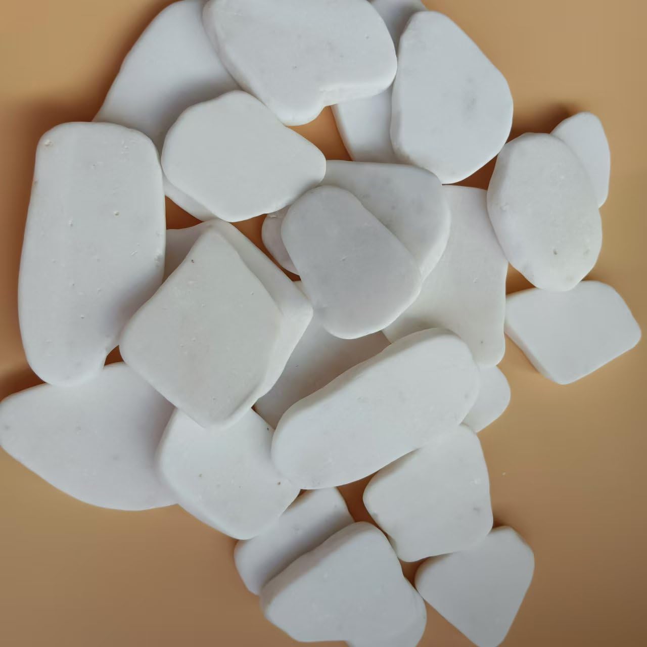 Set di 15 ciottoli lisci, 5-8 cm, pietre decorative in pietra naturale, per pittura fai da te e decorazione per acquario