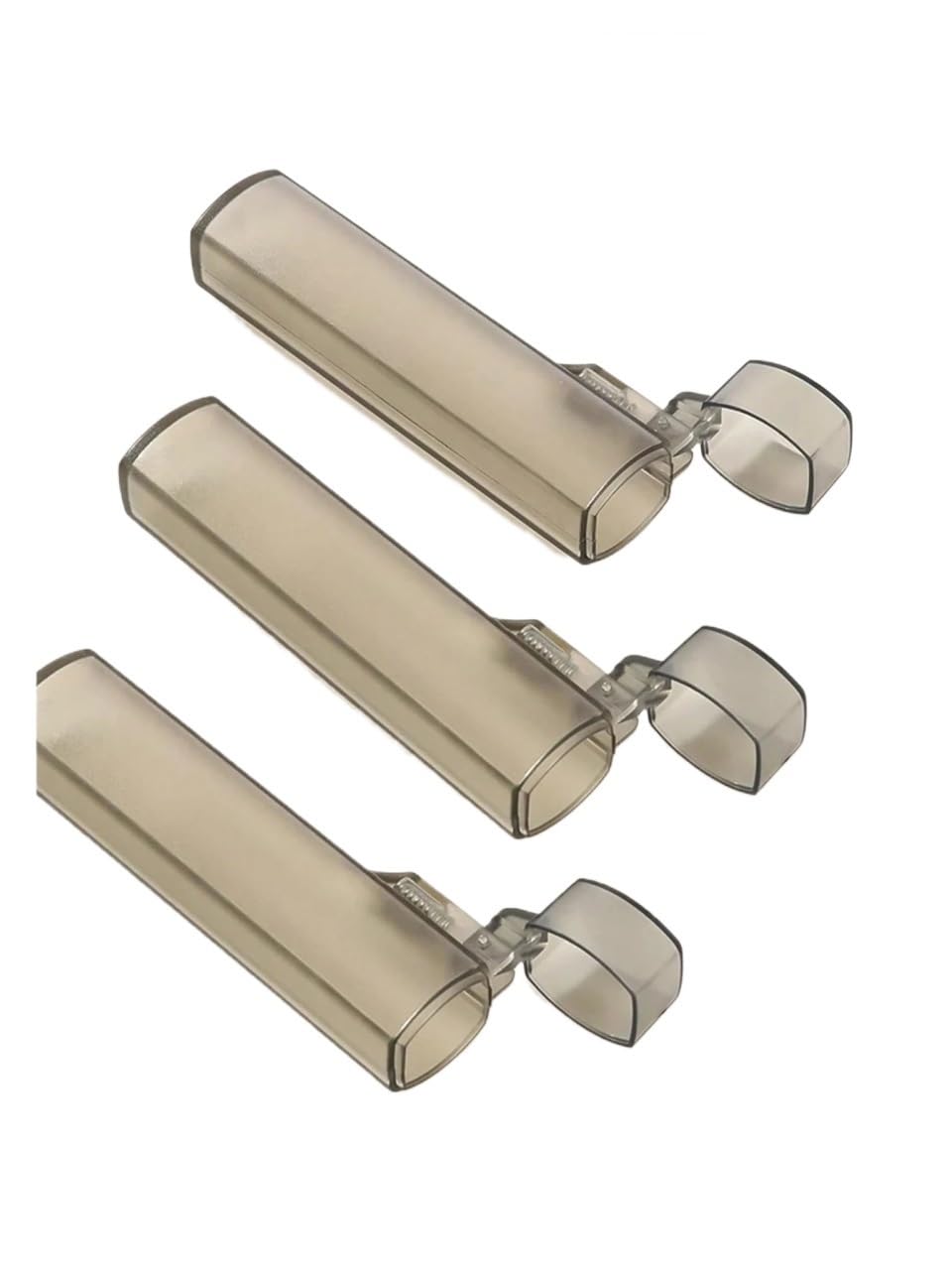 Tianshengqi 3Pcs Portable Mini Toothpick Holder Plastic Cotton Swab Dispenser Storage Container Case For Outdoor Travel And Camping(3Pcs)