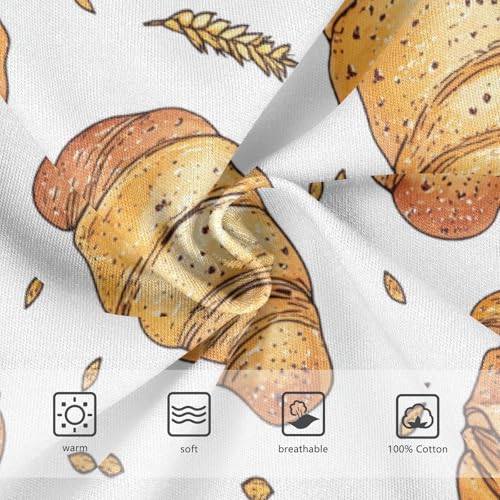 Wusikd Sausage Rolls Boys' Underwear Cotton White Boys Briefs Soft Toddler Underwear 2T3