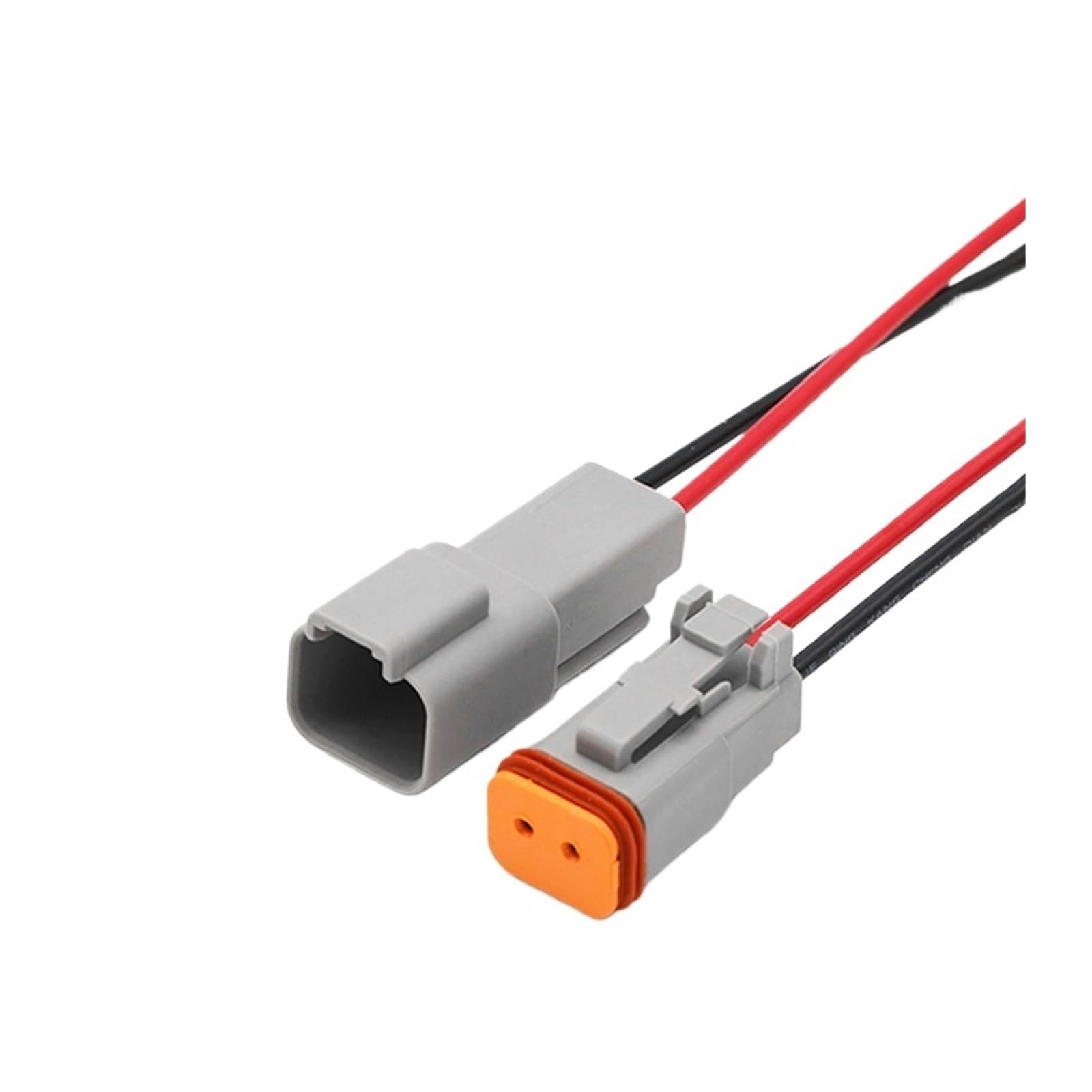 xuyuyan 15cm Wiring Harness DT06-2S/DT04-2P 2P 3P 4P 6P 8P 12P Waterproof(2P(Male Female),20 Sets)