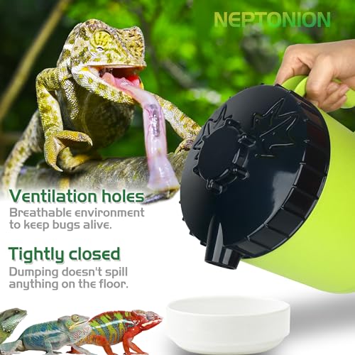 NEPTONION Professional Cricket Keeper Live Worm Organizer Tank with Rubber Seal - Image 4