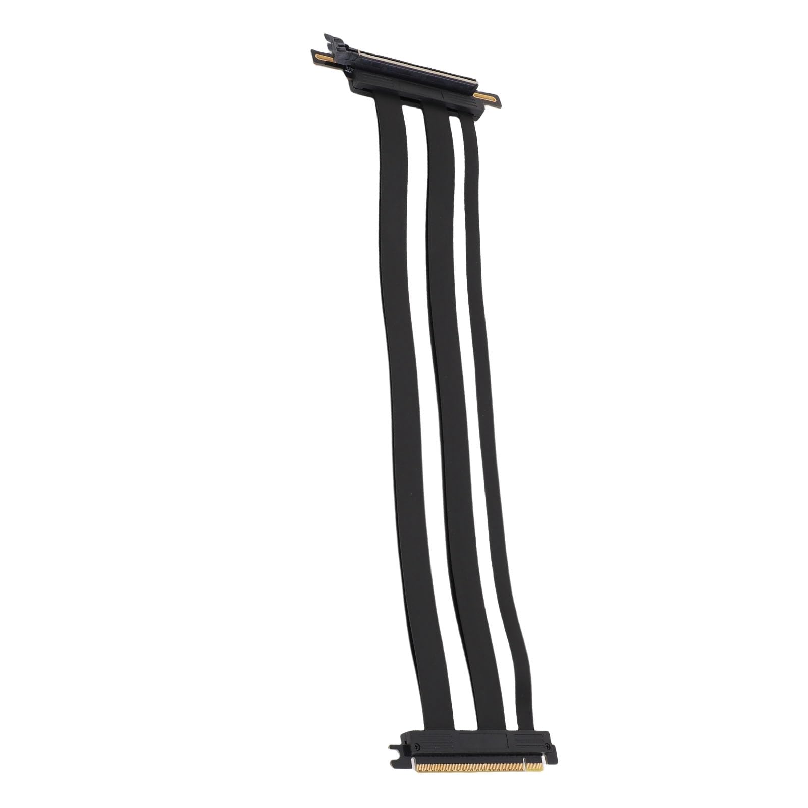 Generic Ekranowany Kabel Riser PCIe 5.0 X16 do RTX 4090 (Ti) Kabel Przedłużający 128 Gb/s do Obudowy Komputera PC Serwer o Małej Przestrzeni ITX Buduje się w Kolorze Czarnym (40cm) (40cm)