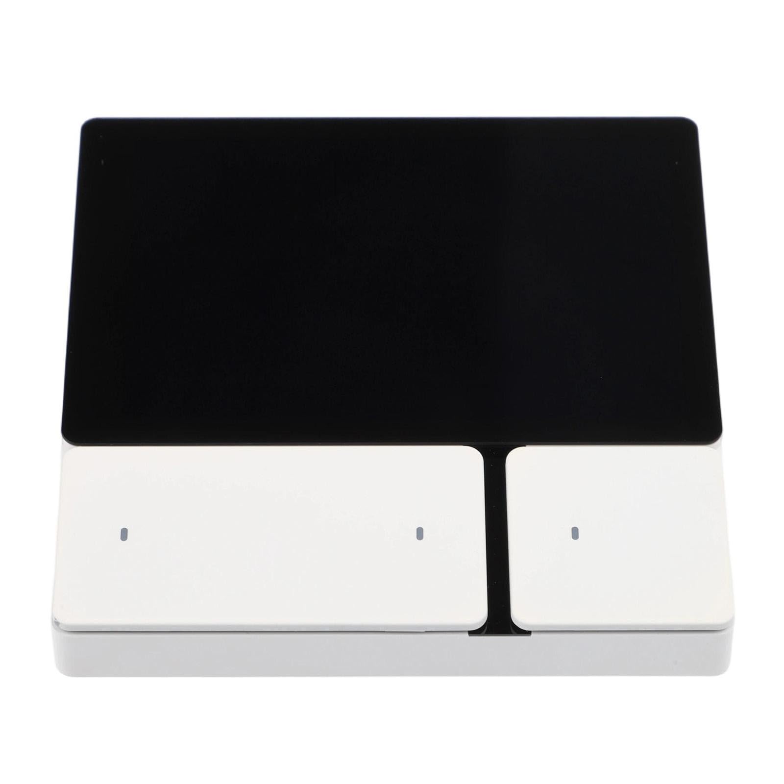 MOES - Pannello interruttori da parete intelligente compatibile da 3,5", controller relè a 3 bande con blaster a infrarossi, schermo GFF multi-touch, luce di stato dimmerabile, 3 tasti fisici