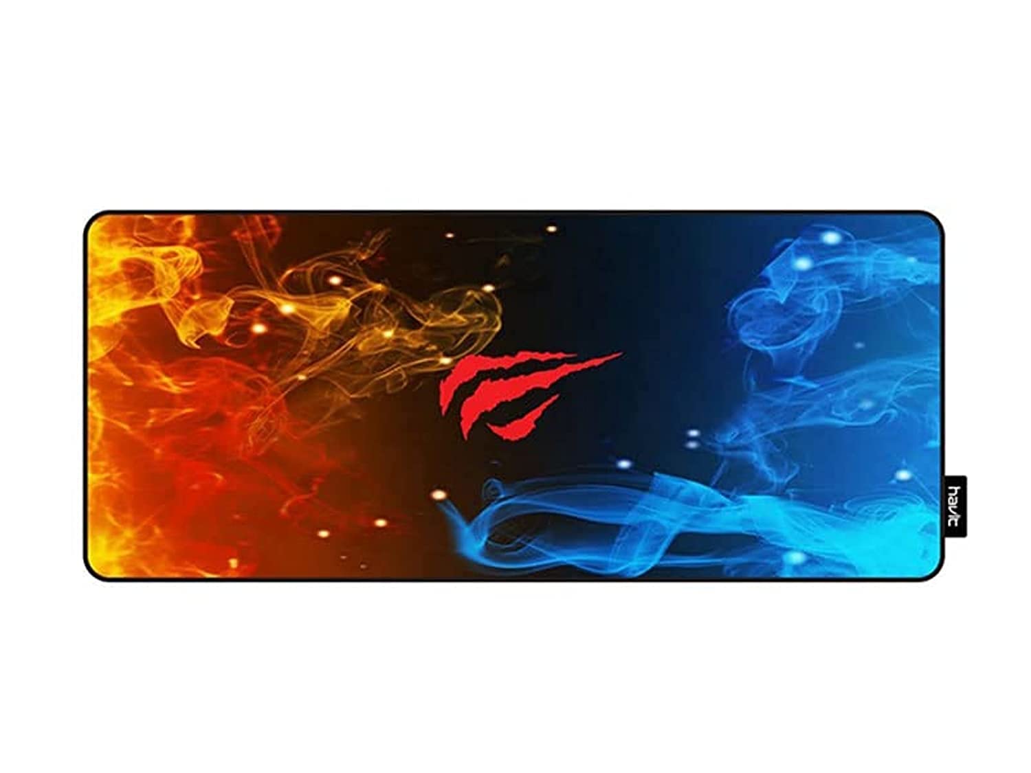 MP845 Mousepad With Premium jacquard,edge protection & Non-Slip Material,700 x 300 x 3 mm, Black