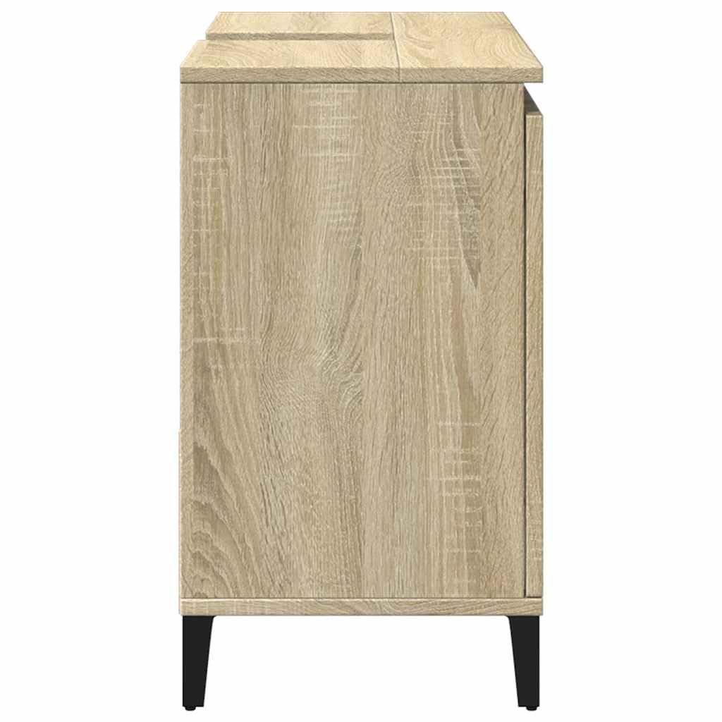 Armadietto da bagno in rovere Sonoma, 65 x 33 x 60 cm