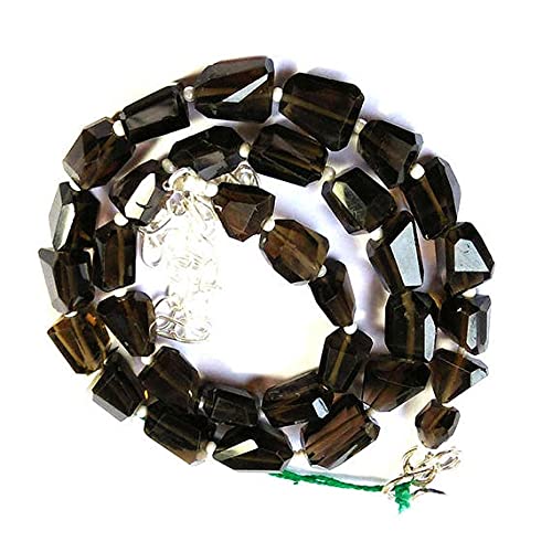 Collier quartz fumé LKBEADS en pépites de 45cm pour sublimer votre style bohème chic au quotidien