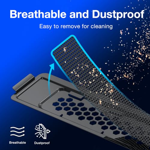 Image of GRAUGEAR Metal Heat Dissipation Cover for PS5 Pro PS5 Slim M.2 SSD Expansion Slot | Fit for PS5 NVMe SSD w /Heatsink | New Breathable Cellular Hole | Cooling and Dust Proof | Black (PS5 Pro /Slim)