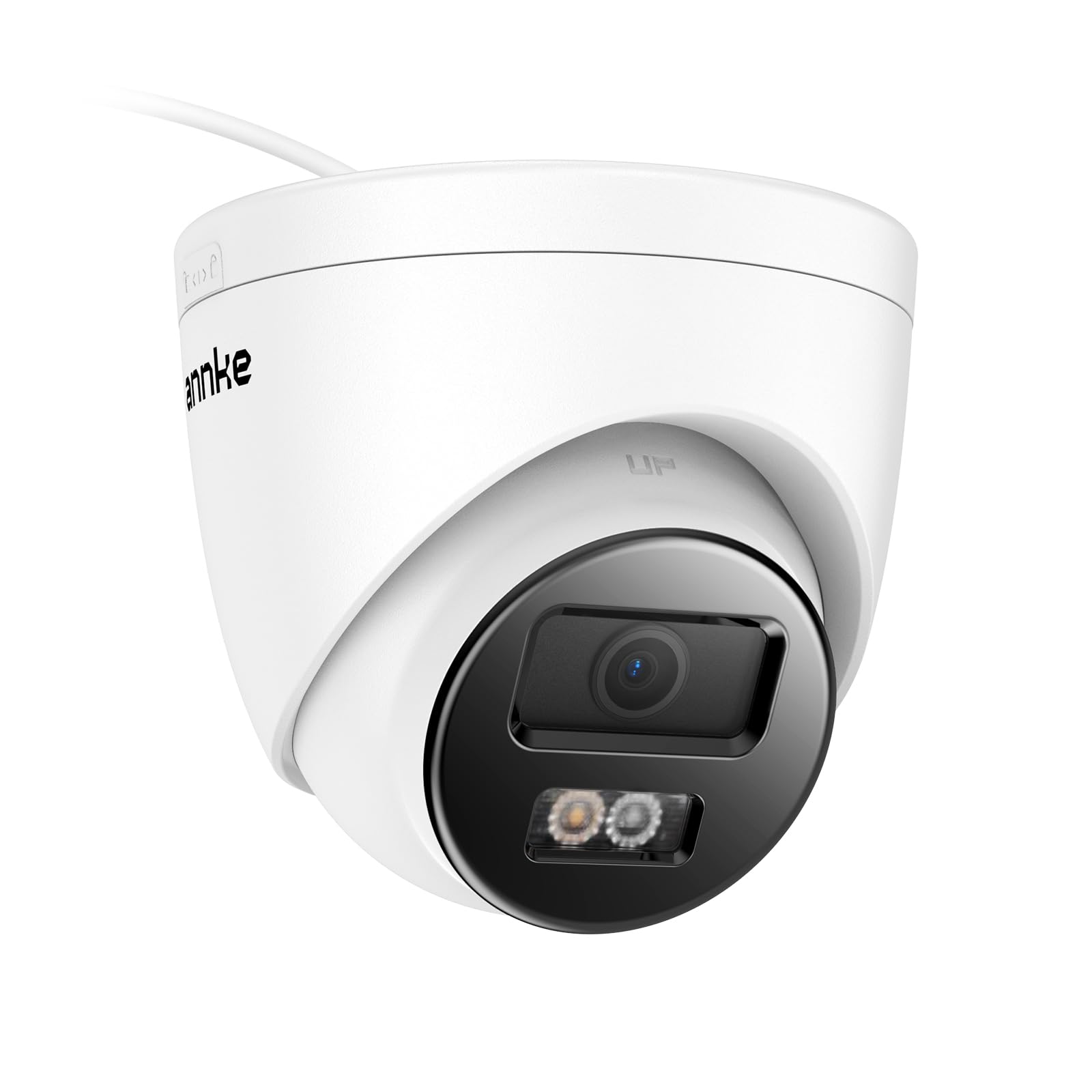 ANNKE 4K PoE Überwachungskamera außen mit Personen- und Fahrzeugerkennung, 8MP IP Kamera mit EXIR 2.0 Nachtsicht, IP67, Smart Motion Alert, Eingebautem Mikrofon und Micro SD Kartensteckplatz