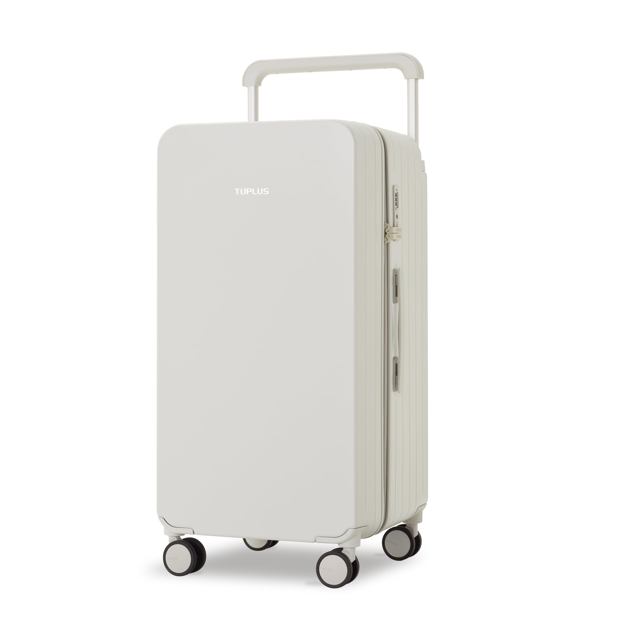 TUPLUS Suitcase Lightweight Luggage Hard Shell Suitcase with 4 Spinner Wheels Hold Check in Travel Case Impression Series