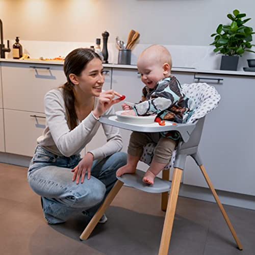 Twistshake Oeko-Tex Certified Cotton Cushion with Velcro Fastening for Highchair, White, Single Pack - Image 4