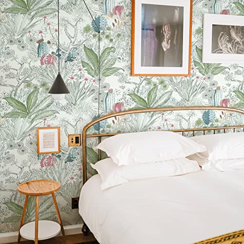 Wudnaye Floral Wallpaper Peel And Stick Wallpaper Floral Contact Paper 17.7 Inch × 78.7 Inch Vintage Flower Wallpaper Self Adhesive Removable Wallpaper Peel And Sitck Floral Wall Paper For Bathroom #TOP6