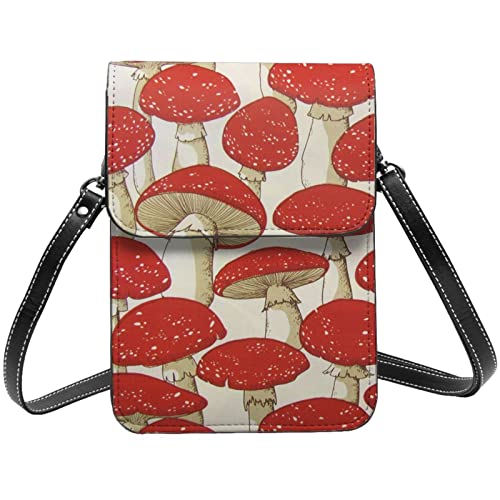 Sac à bandoulière pour téléphone portable cuir noir petit sac femme rabat