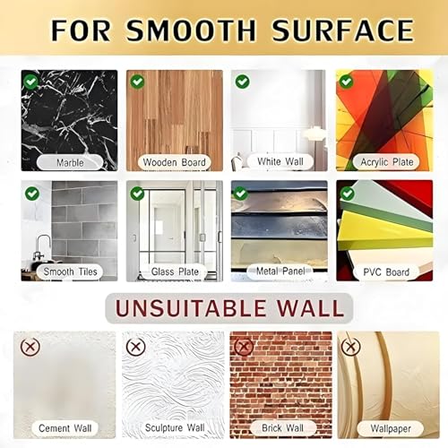 Image of 6 PCS Self Adhesive Wall Hooks | Heavy Duty Stainless Steel Waterproof Hooks for Wall Without Drilling | Multipurpose Towel, Bathroom, Kitchen (Stainless Steel Hook Sticker - Black Pack of 6)