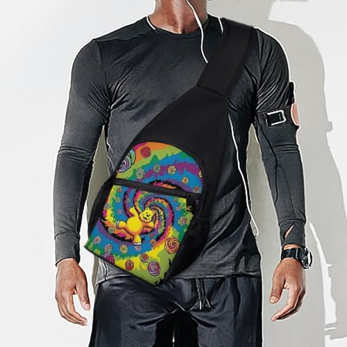 Bolsa cruzada para pecho deportiva resistente y ajustable miniatura 7