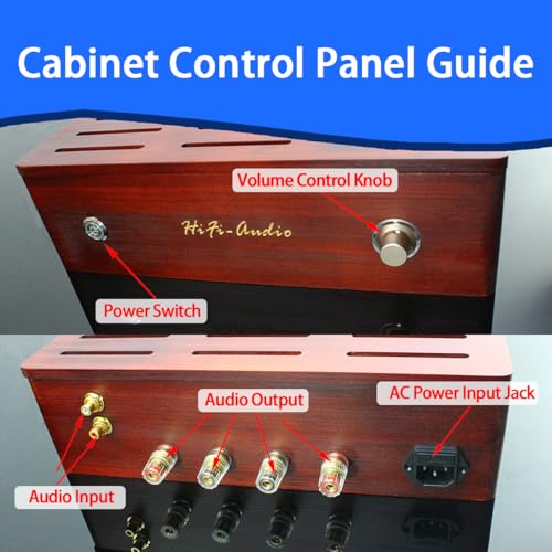 Professional Chassis for Audio Studio One Side Heat Dissipation Power Amplifier Supply Chassis DIY PSU Preamp Amp Enclosure Headphone Case Desk AmplifyBox HiFi - Thumbnail 5